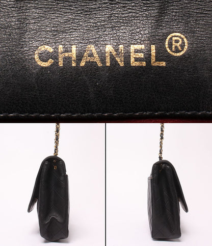 Chanel Chain Shoulder Bag Gold Single Flap Crossbody Diana Quilted — view 4