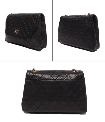 Chanel Chain Shoulder Bag Gold Single Flap Crossbody Diana Quilted — view 2