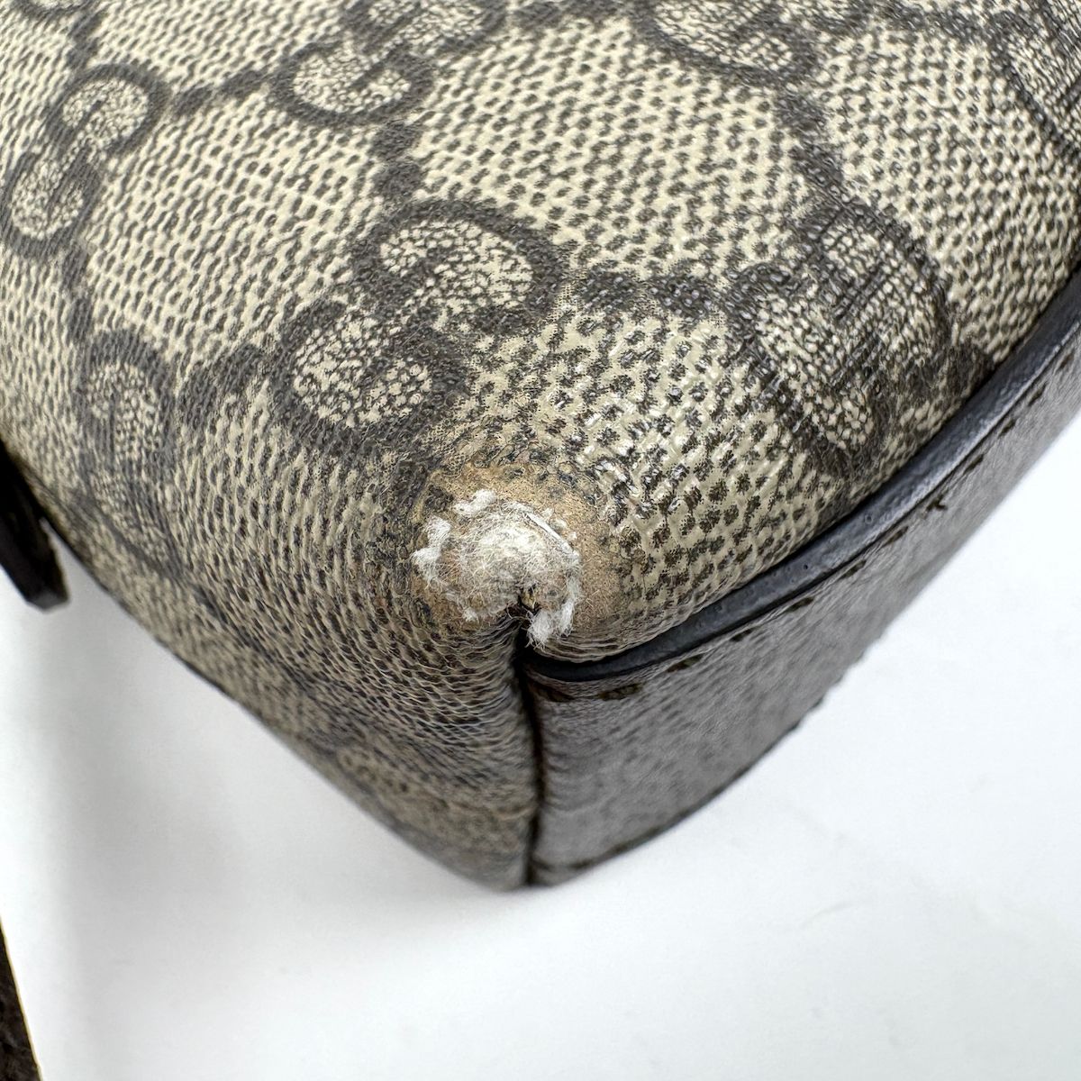 Gucci Ophidia GG Shoulder Bag Double Web Sherry Line Supreme Beige Brown — view 4