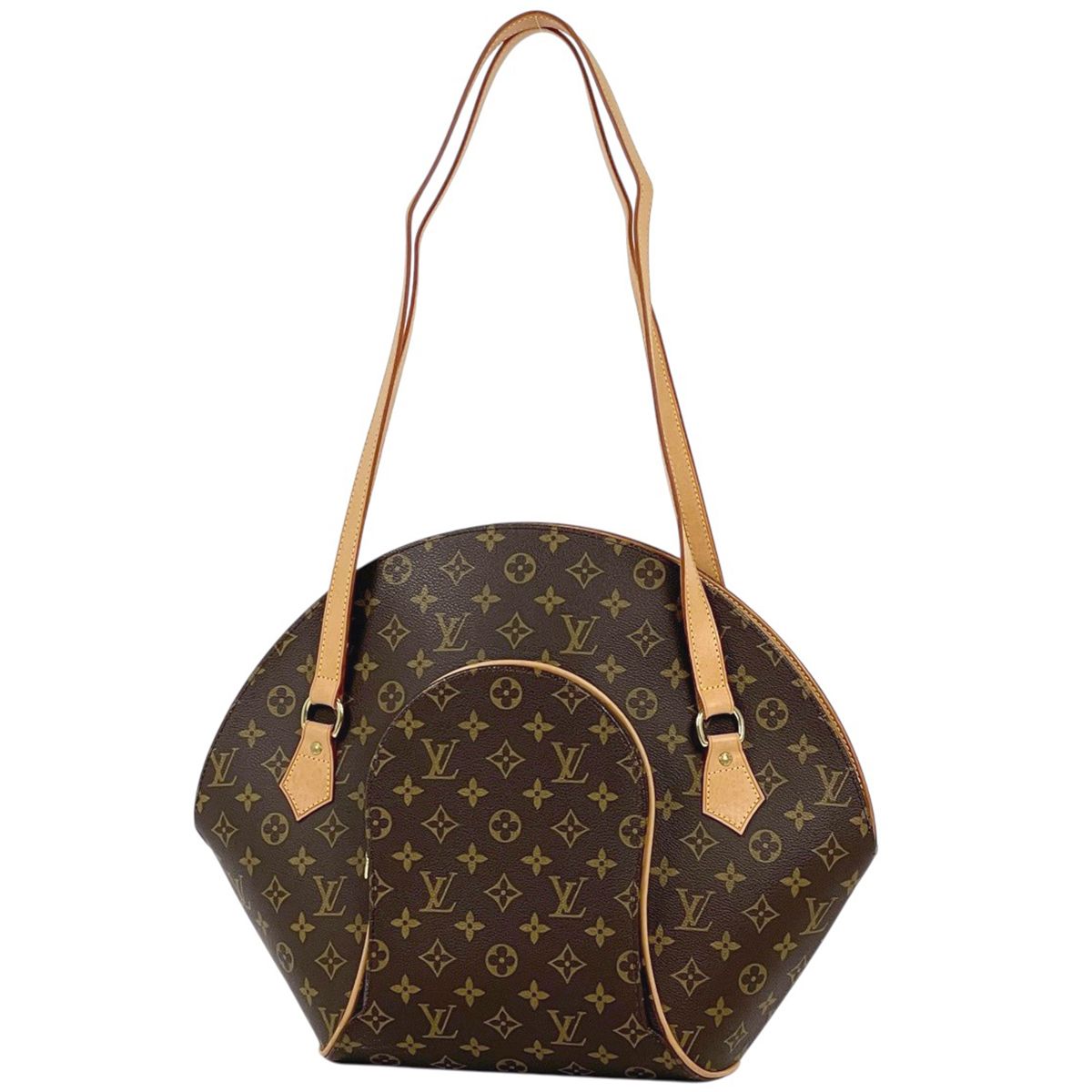 Louis Vuitton Ellipse Shopping Shoulder Bag Monogram Brown