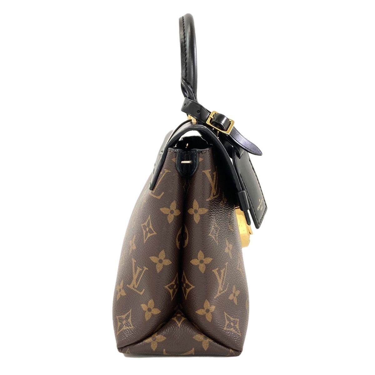 Louis Vuitton Flap Bag MM Handbag Monogram Canvas — view 3
