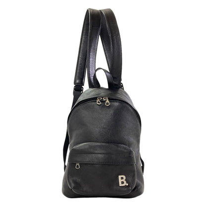 Balenciaga B Logo Backpack Leather