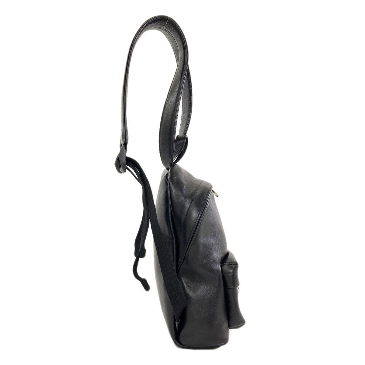 Balenciaga B Logo Backpack Leather — view 3