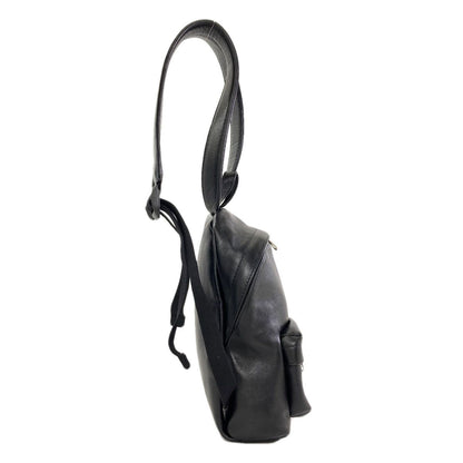 Balenciaga B Logo Backpack Leather — view 3