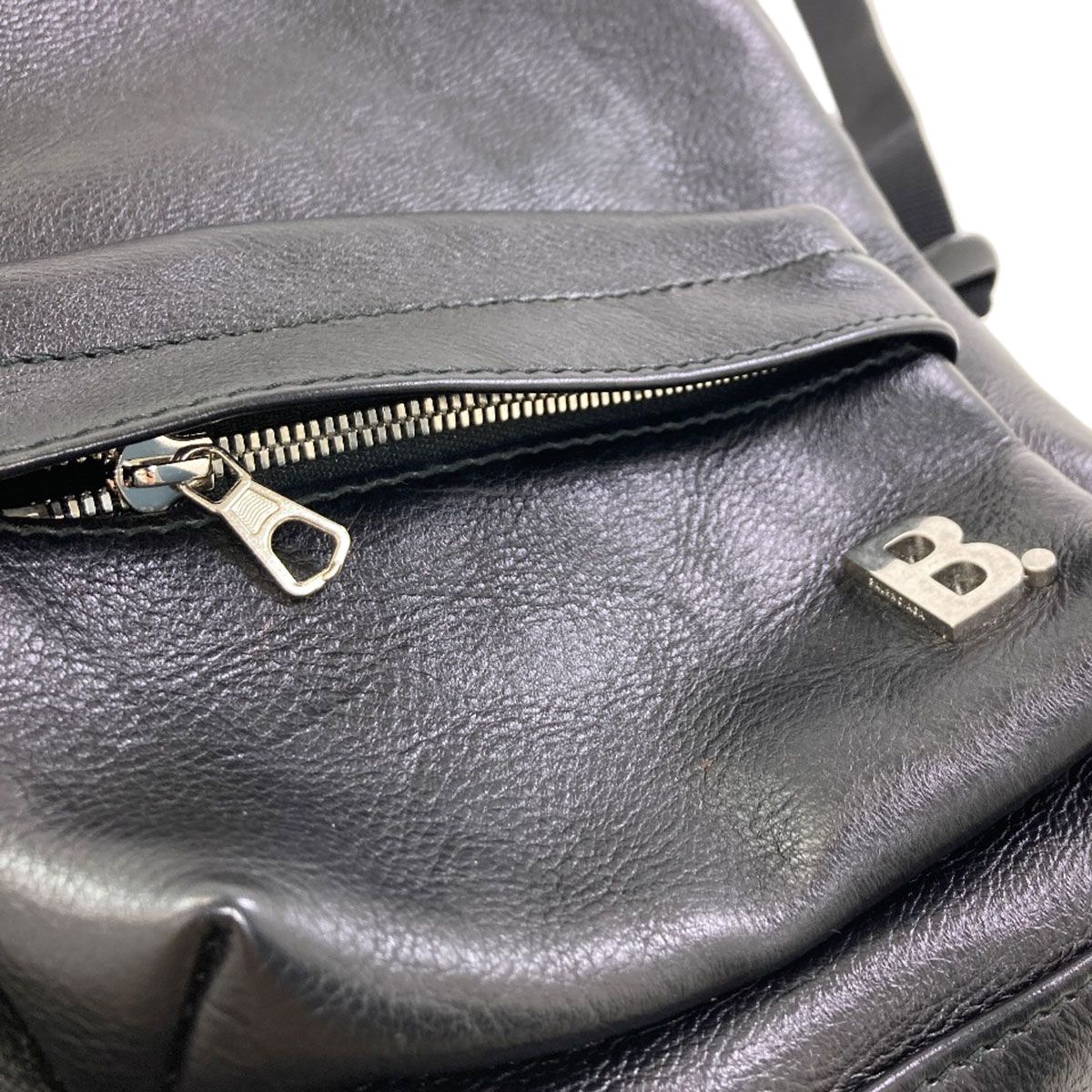 Balenciaga B Logo Backpack Leather — view 7