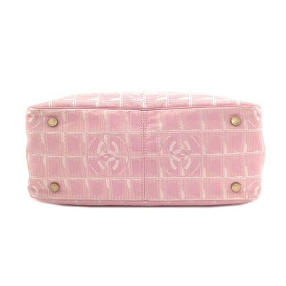 Chanel New Travel Line PM Tote Bag Nylon Jacquard — view 4