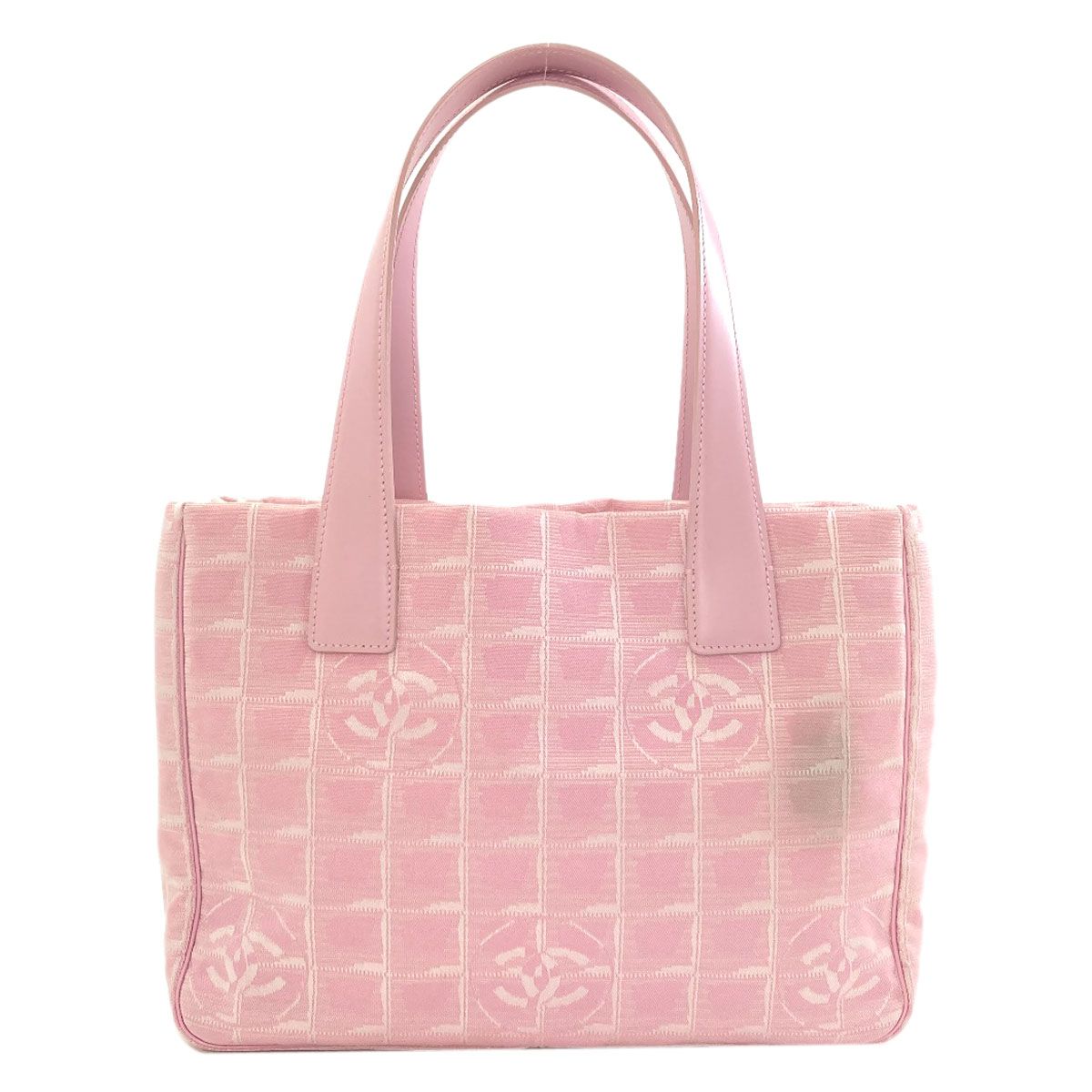 Chanel New Travel Line PM Tote Bag Nylon Jacquard — view 2