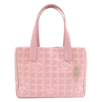 Chanel New Travel Line PM Tote Bag Nylon Jacquard — view 2