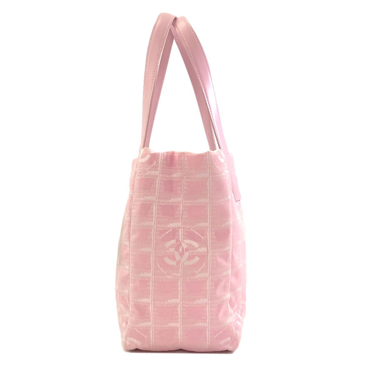 Chanel New Travel Line PM Tote Bag Nylon Jacquard — view 3