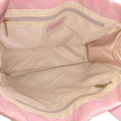 Chanel New Travel Line PM Tote Bag Nylon Jacquard — view 5