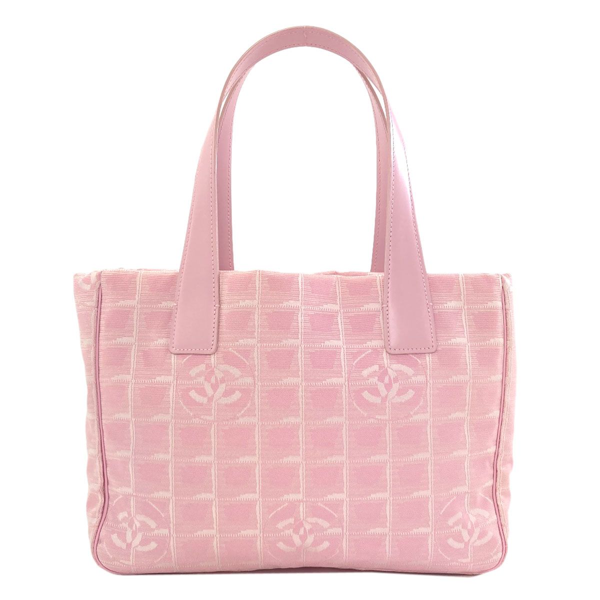 Chanel New Travel Line PM Tote Bag Nylon Jacquard