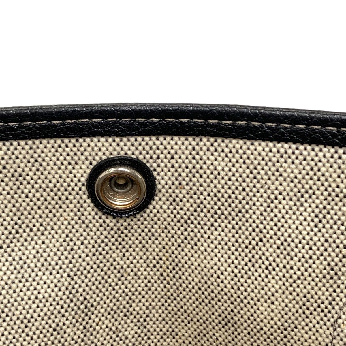 Hermes Garden Party PM Silver Tote Bag Toile Ash Buffalo — view 7