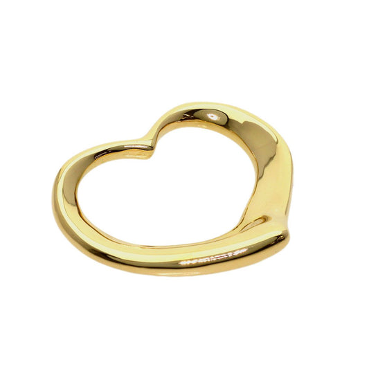 Tiffany & Co Open Heart Pendant 18K Yellow Gold