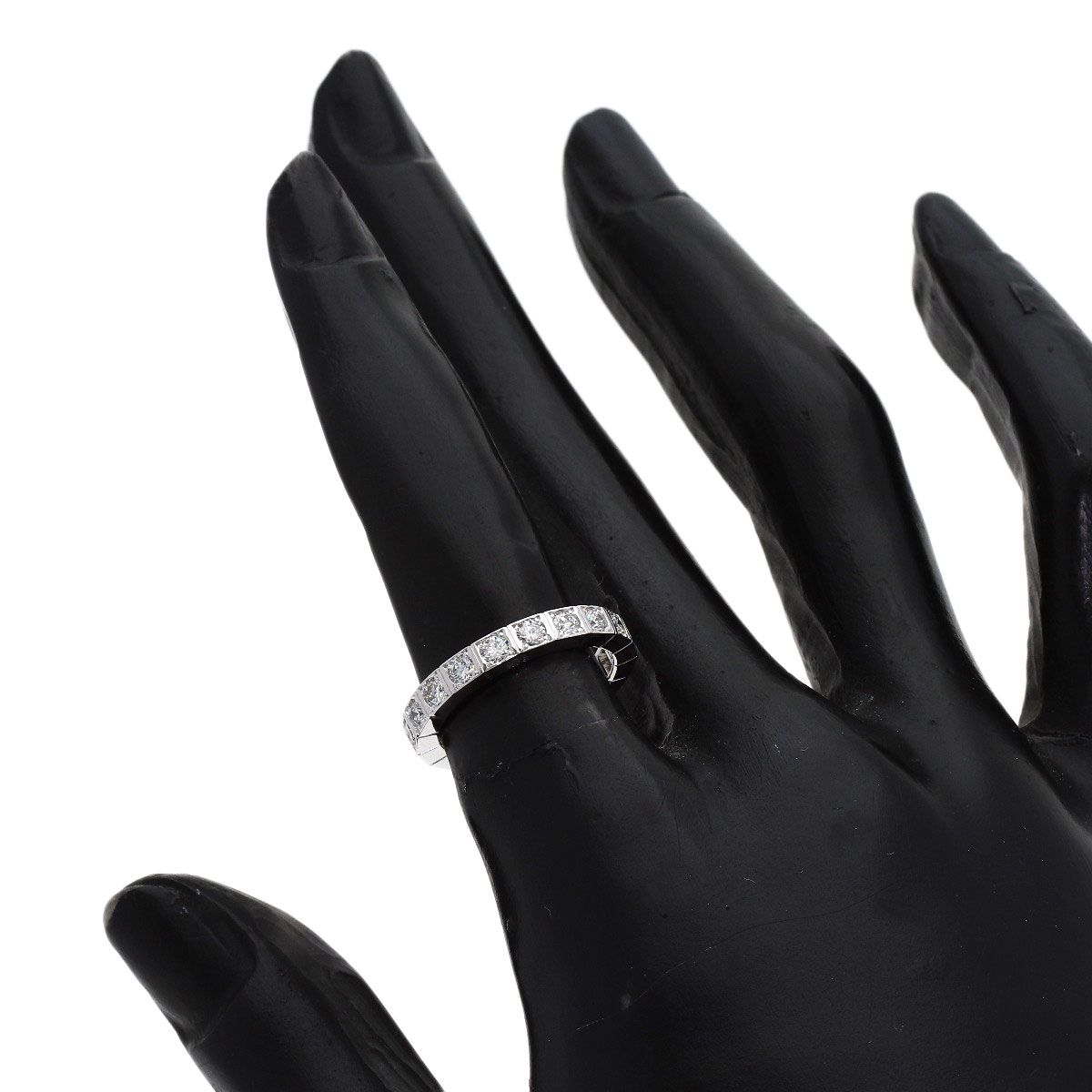 Cartier Lanieres Full Diamond 48 Ring 18K White Gold — view 7