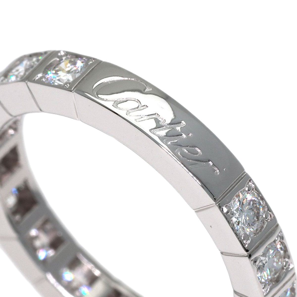 Cartier Lanieres Full Diamond 48 Ring 18K White Gold — view 6