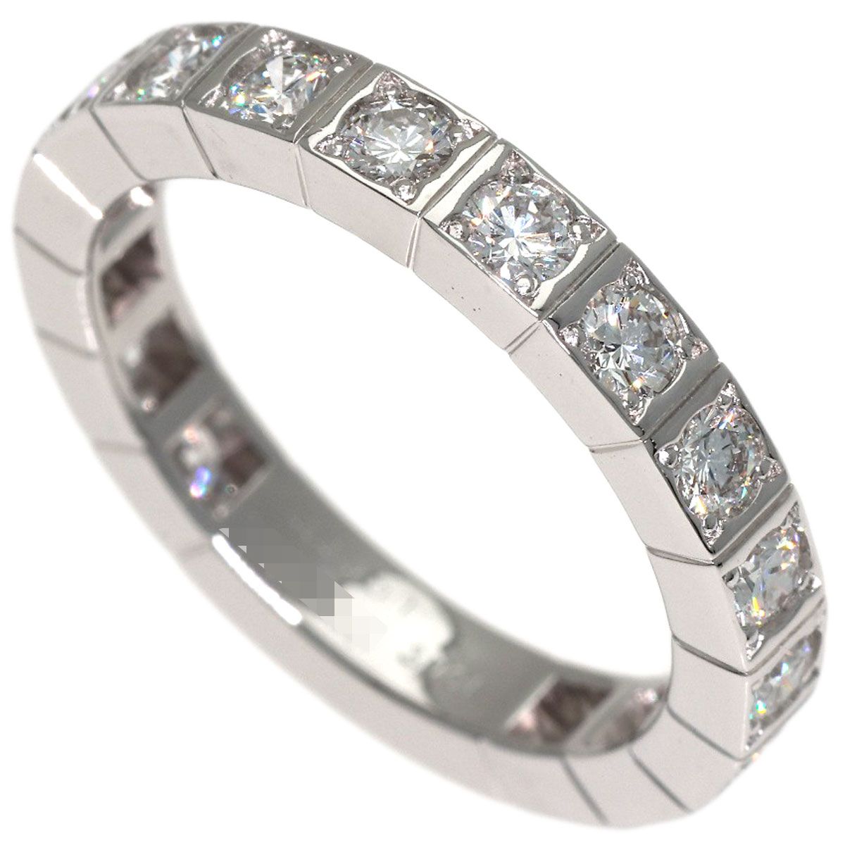 Cartier Lanieres Full Diamond 48 Ring 18K White Gold