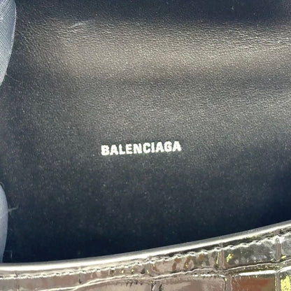 Balenciaga Hour Glass 2-Way Shoulder Calfskin Black Handbag — view 4