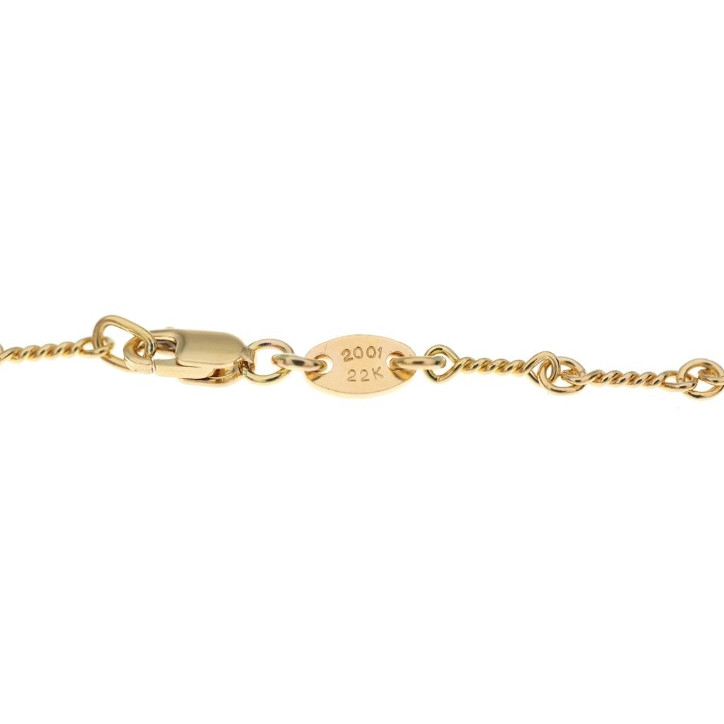 Chrome Hearts Twist Chain Necklace Gold — view 5