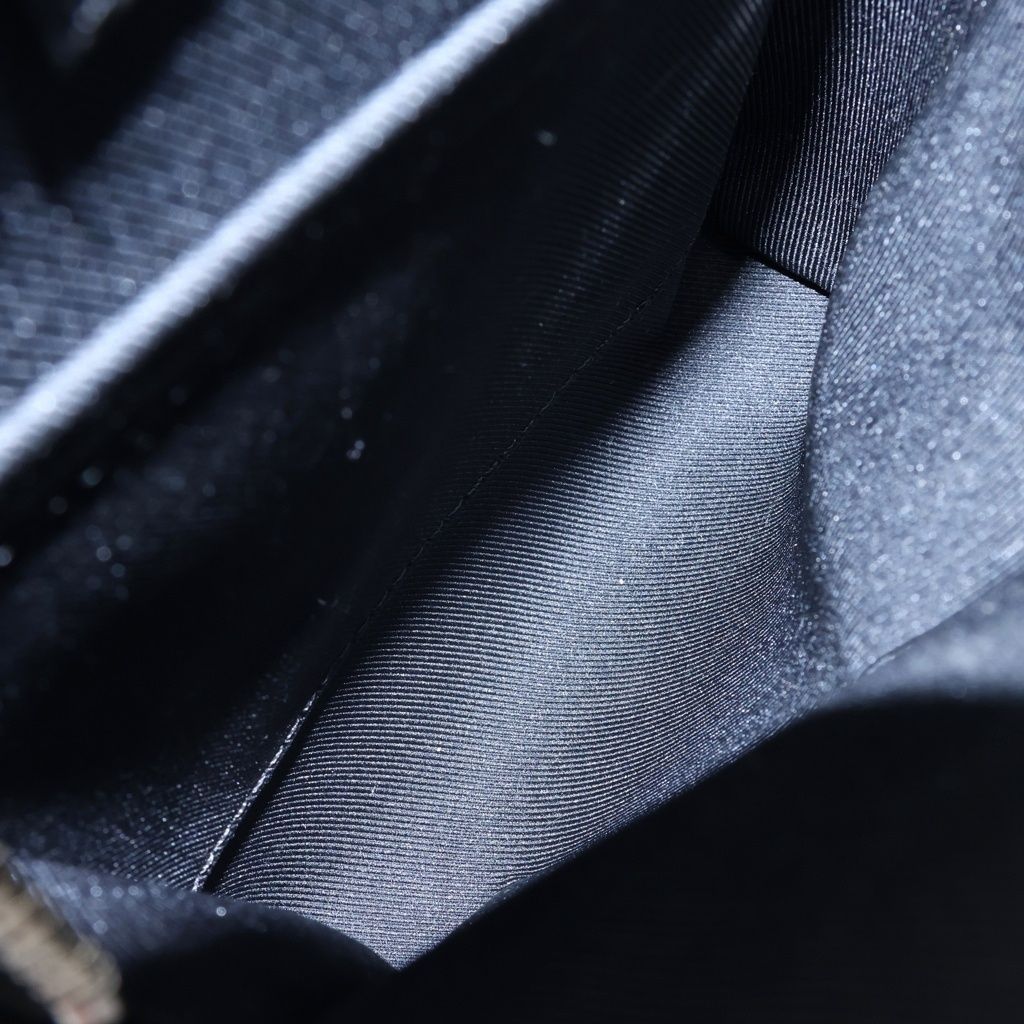 Louis Vuitton Monogram Eclipse Taiga Outdoor Sling Bag Black Leather Silver — view 7