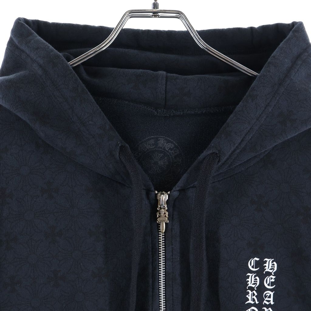 Chrome Hearts Sweatshirt HD Zip CH Plus All Over Print Back Horse Print Zip Hoodie — view 3