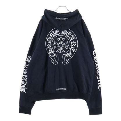 Chrome Hearts Sweatshirt HD Zip CH Plus All Over Print Back Horse Print Zip Hoodie