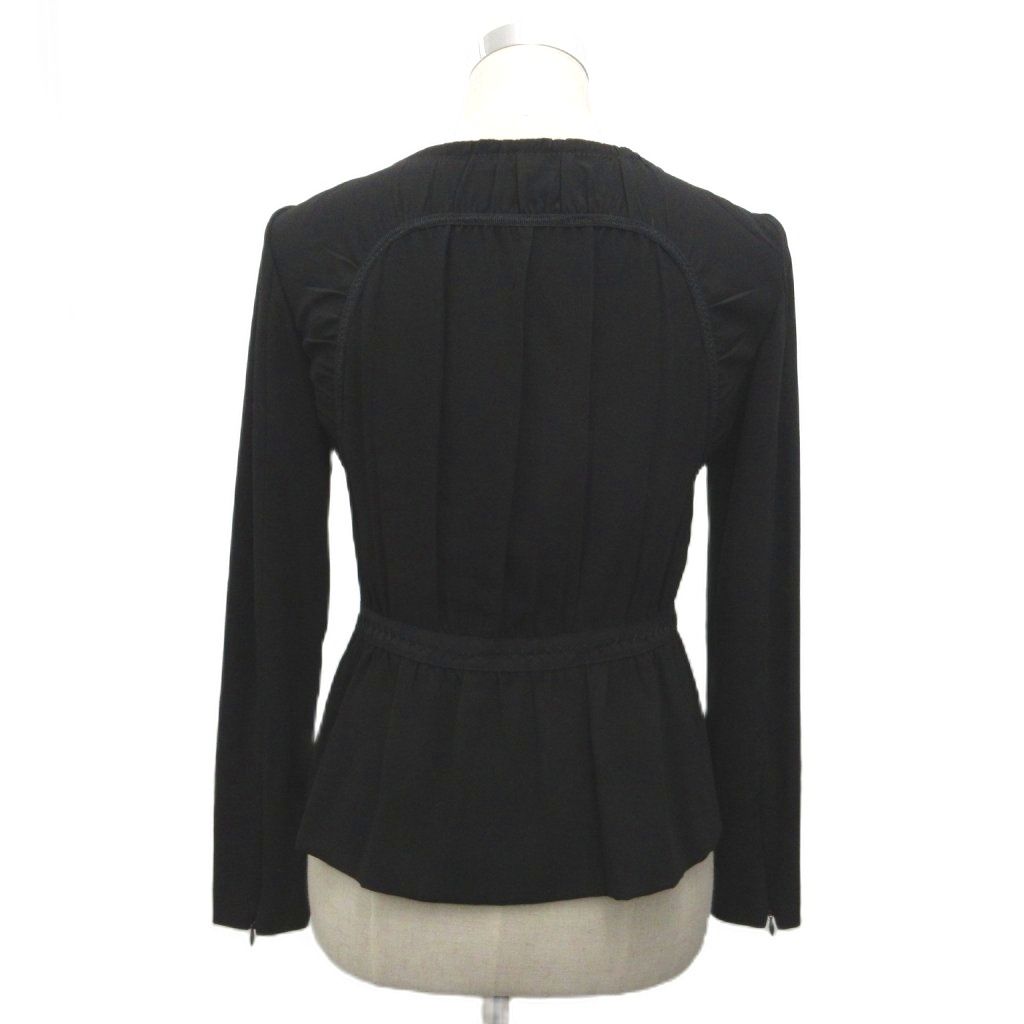 Prada Collarless Jacket Double Zip 38 — view 2