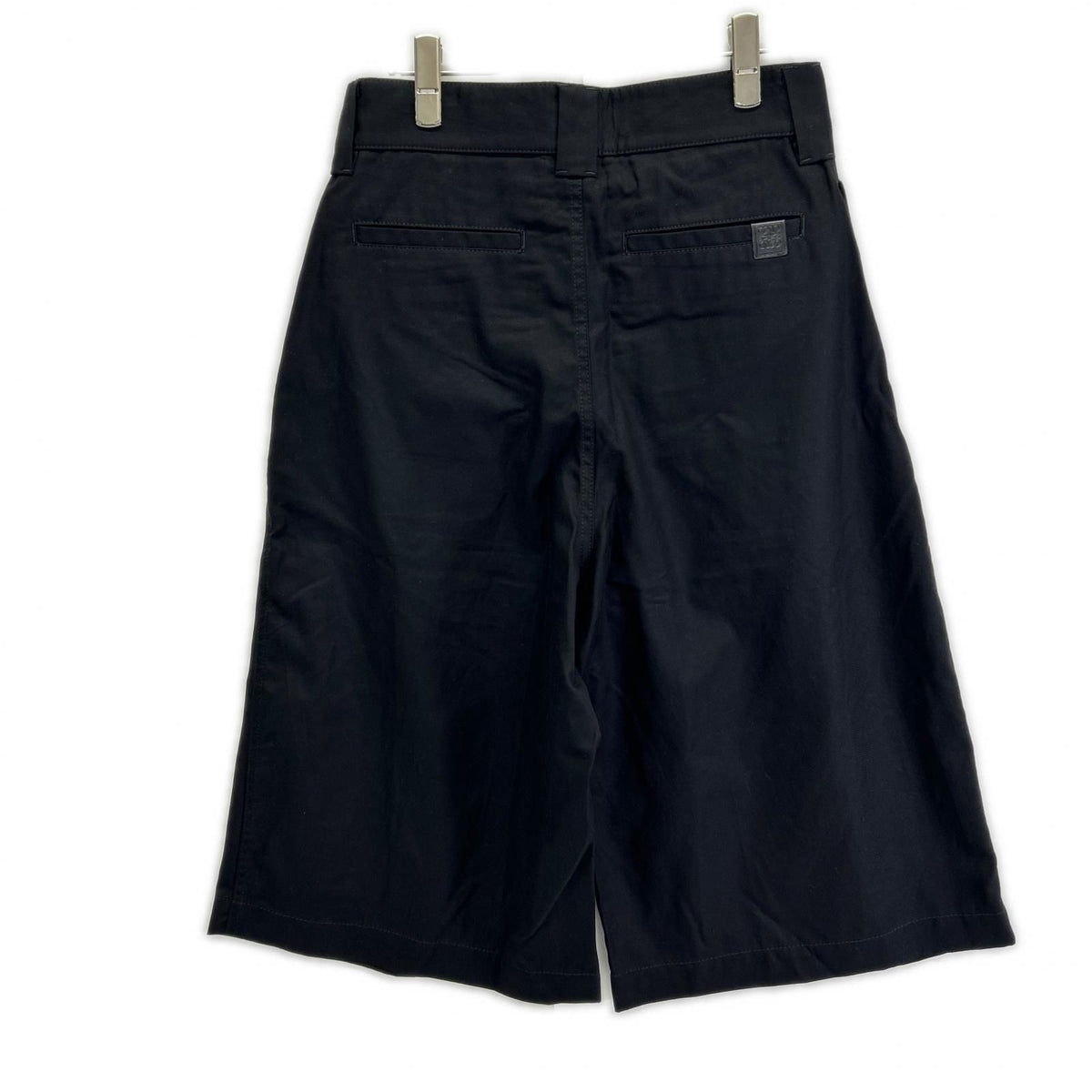 Loewe Black Paula's Ibiza Pleated Shorts Pants 44 — view 2