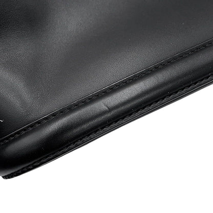 Dior Handbag C'est CD Embossed Calf Leather 2-Way Black — view 8