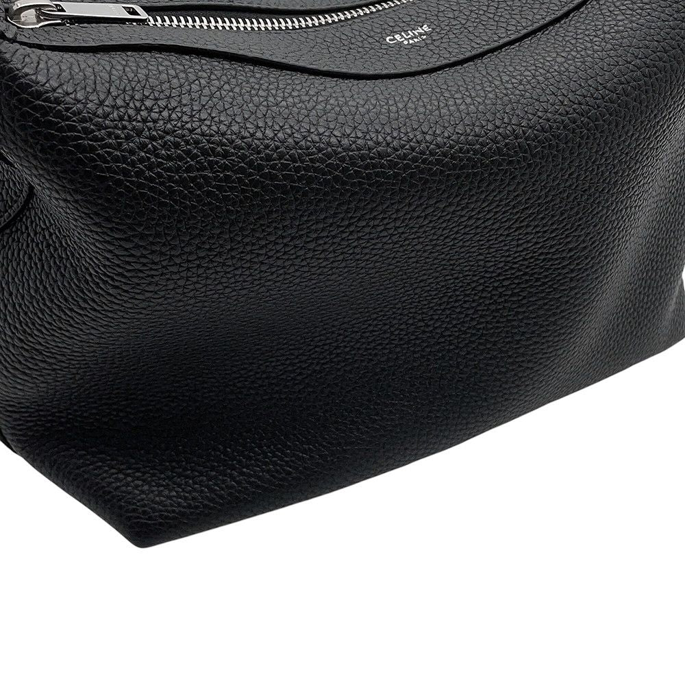 Celine Shoulder Bag Harry Cross Leather Black — view 7