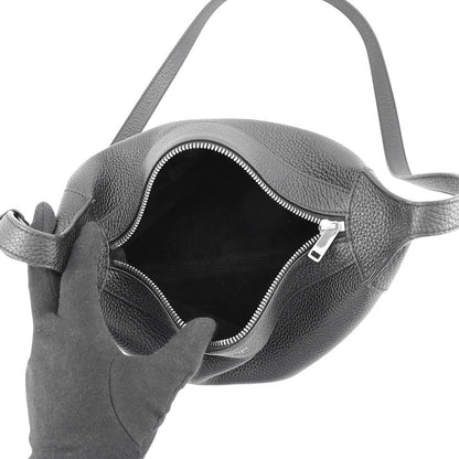 Celine Shoulder Bag Harry Cross Leather Black — view 5