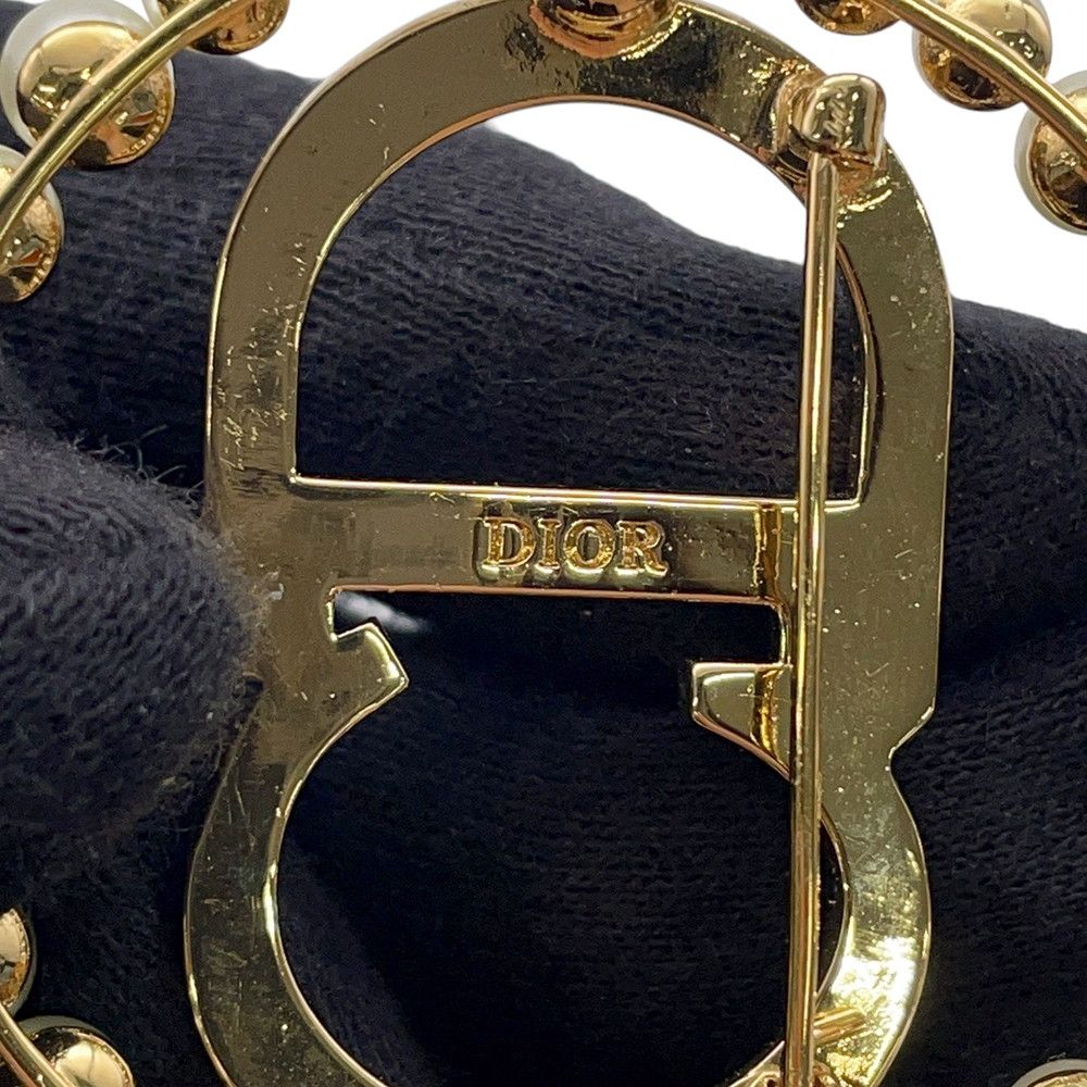 Dior Brooch Clair D Lune Faux Pearl Rhinestone — view 7