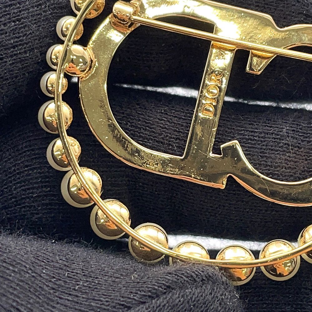 Dior Brooch Clair D Lune Faux Pearl Rhinestone — view 5