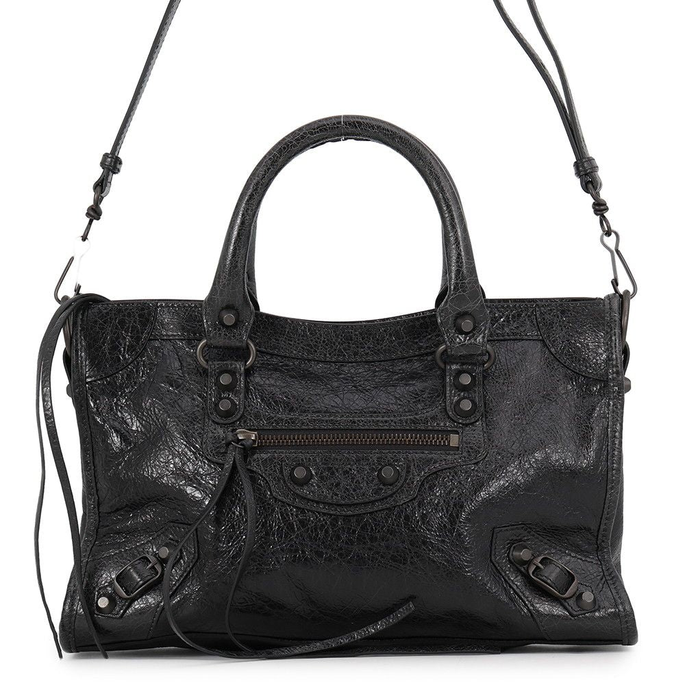 Balenciaga le City Small 2-Way Shoulder Bag Black
