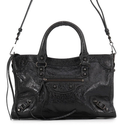 Balenciaga le City Small 2-Way Shoulder Bag Black