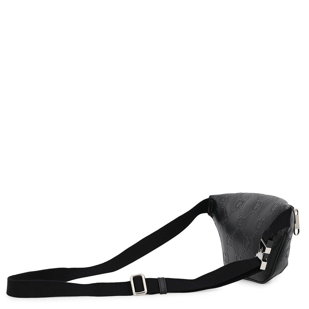 Gucci Belt Bag GG Embossed Bag Leather Black — view 2