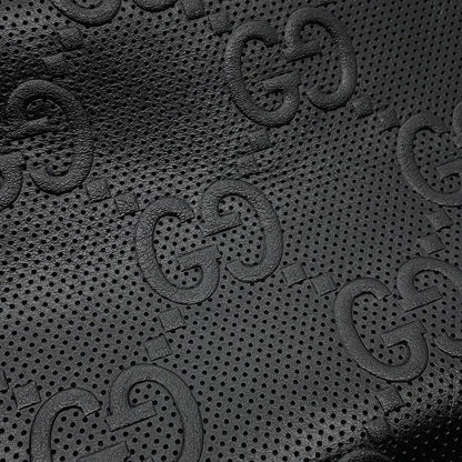 Gucci Belt Bag GG Embossed Bag Leather Black — view 7