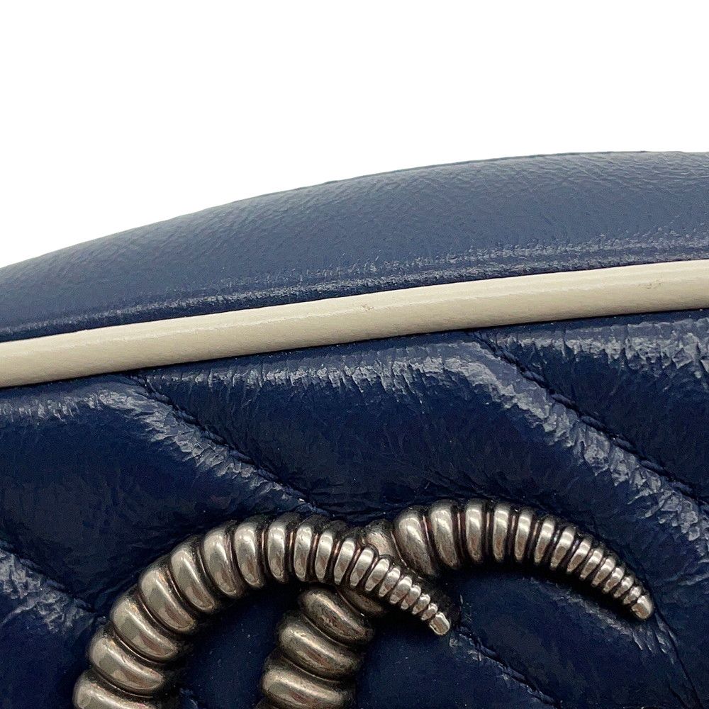 Gucci Chain Shoulder Bag GG Marmont Quilted Small Leather — view 7