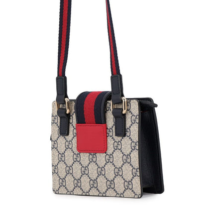 Gucci Shoulder Bag Children's Heart Web Stripe GG Supreme — view 2