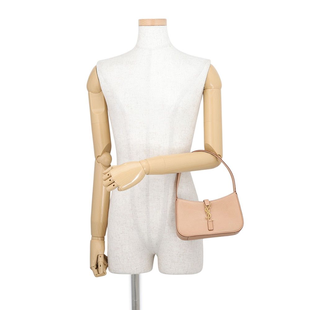 Saint Laurent Paris Handbag le 5 a 7 Mini Calfskin Bag — view 4