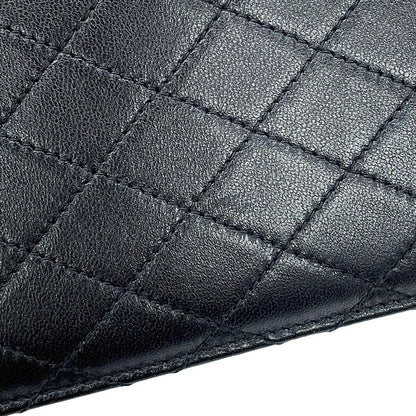 Saint Laurent Paris Shoulder Bag Gaby Satchel Lambskin Black White — view 8