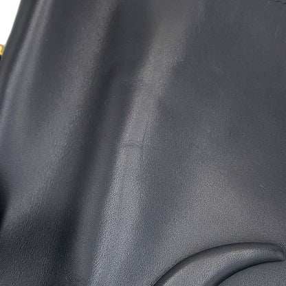 Dior Handbag C'est CD Embossed Calf Leather 2-Way Black — view 7