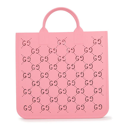 Gucci Tote Bag Children's Perforated GG Rubber