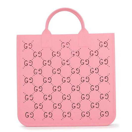 Gucci Tote Bag Children's Perforated GG Rubber