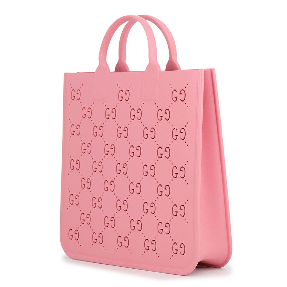 Gucci Tote Bag Children's Perforated GG Rubber — view 2