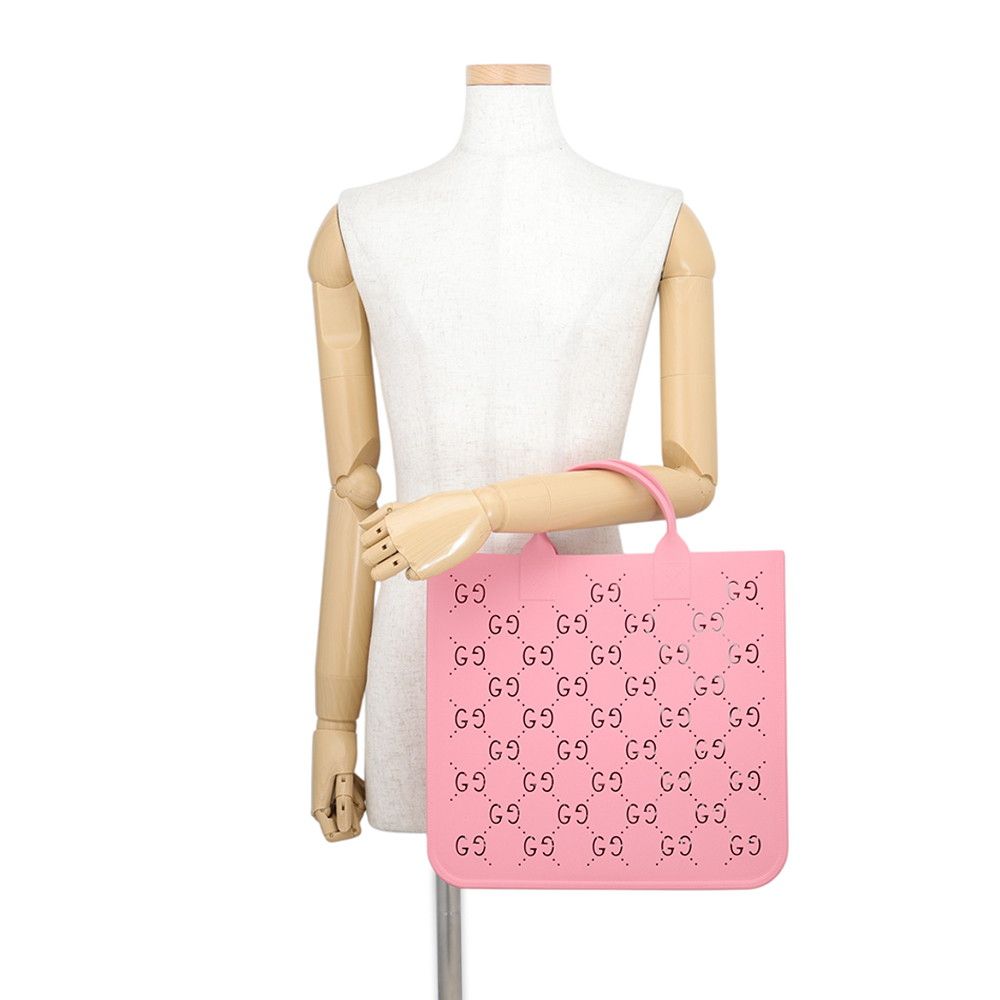 Gucci Tote Bag Children's Perforated GG Rubber — view 4