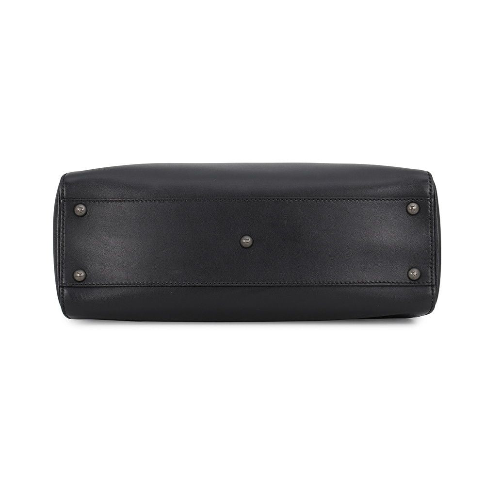 Fendi Peekaboo Regular Leather 2-Way Shoulder Bag Black — view 3