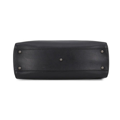 Fendi Peekaboo Regular Leather 2-Way Shoulder Bag Black — view 3