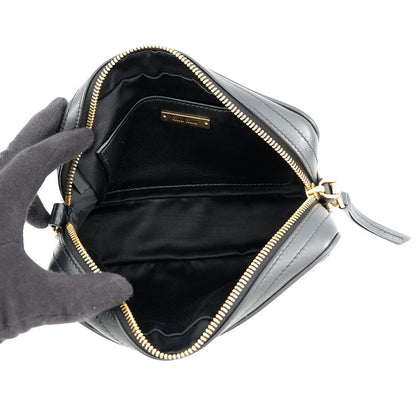 Miu Miu Chain Shoulder Bag Matelasse Bijou Leather Black — view 5