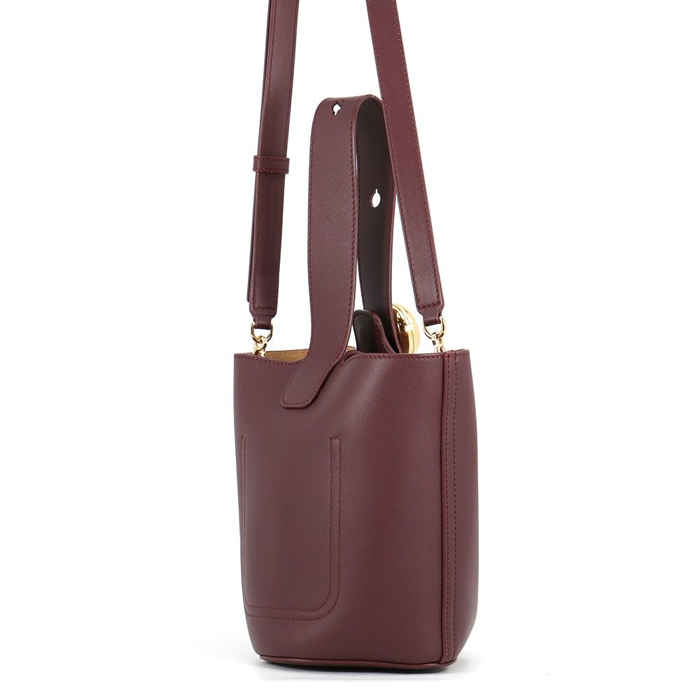 Loewe Pebble Baguette Anagram Leather 2-Way Shoulder Bag — view 2