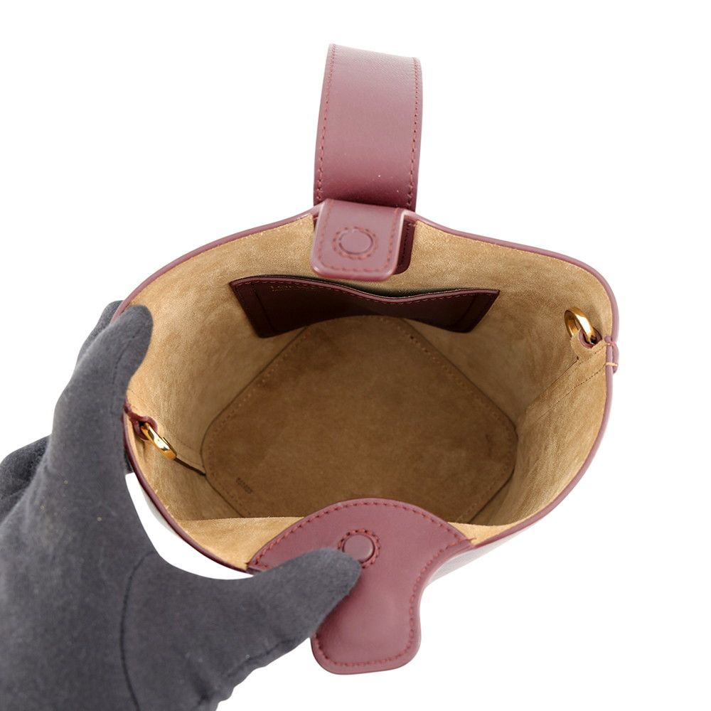 Loewe Pebble Baguette Anagram Leather 2-Way Shoulder Bag — view 6